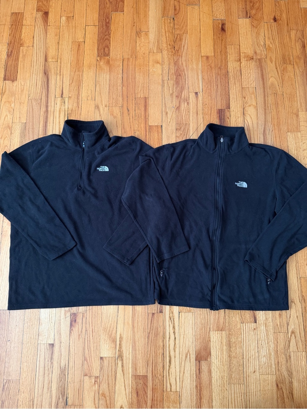BUNDLE DEAL! The North Face Black Fleece Jacket - Zip Front - Large Men